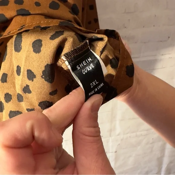 Shein Curve Long Sleeve Blouse - Picture 5 of 5